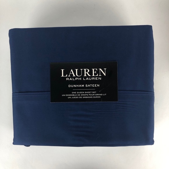 Ralph Lauren Dunham Sheet Set Cadet Blue - Picture 2 of 6